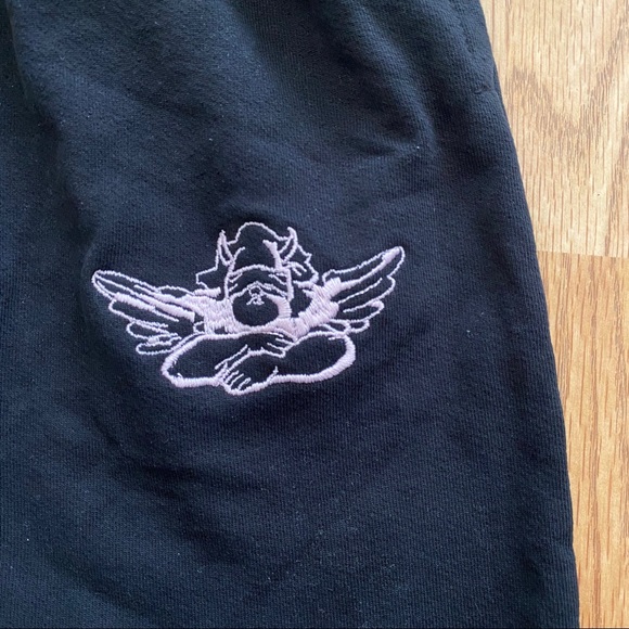 BOYS LIE CLASSIC V2 BLACK SWEATPANTS SZ SMALL - Picture 4 of 10